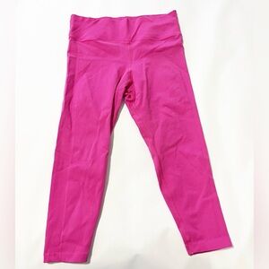 Athleta Hot Pink Aurora Seamless Ribbed High Rise Tight Leggings 1X